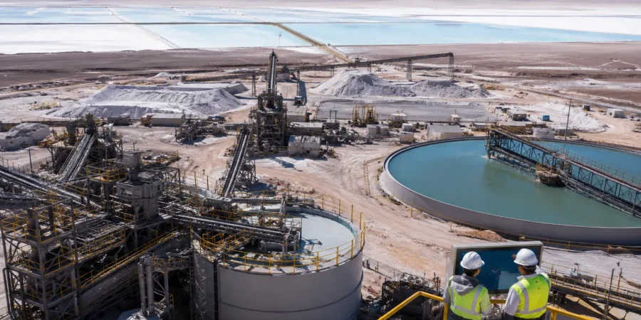 Large lithium mining operation in northern Argentina with modern technology and electric vehicle industry connection