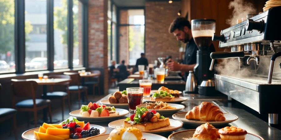Stylish Argentine breakfast café serving healthy modern breakfast dishes and specialty coffee