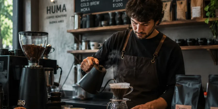 Specialty coffee bar in Buenos Aires serving premium coffee beverages