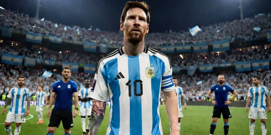 Lionel Messi leading Argentina during preparations for the FIFA World Cup 2026