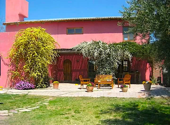 Charming Two-Story Pool Home, Malbec Vineyard & Orchard on 32 Acres with View