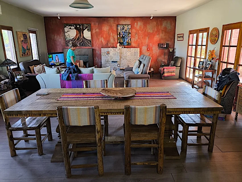 Charming Two-Story Pool Home, Malbec Vineyard & Orchard on 32 Acres with View