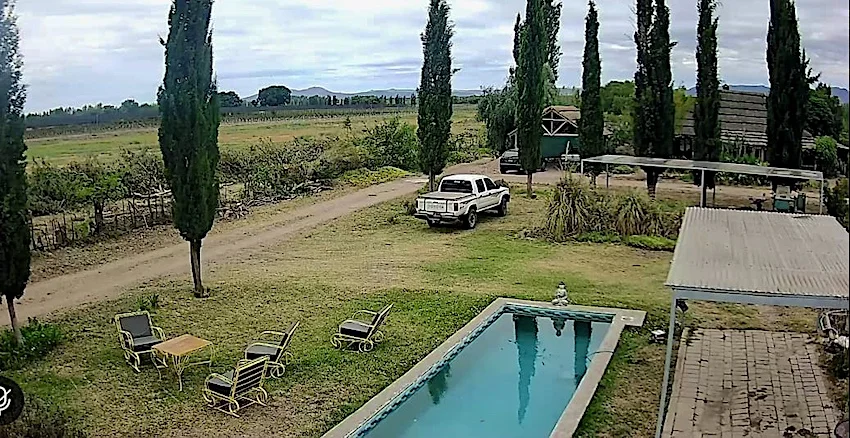 Charming Two-Story Pool Home, Malbec Vineyard & Orchard on 32 Acres with View