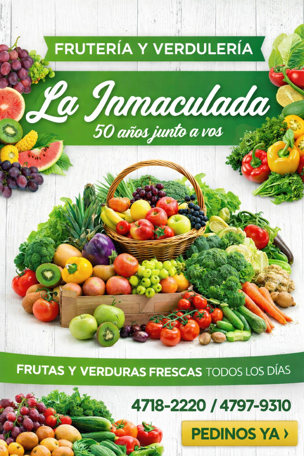 Fresh Fruits and Vegetables